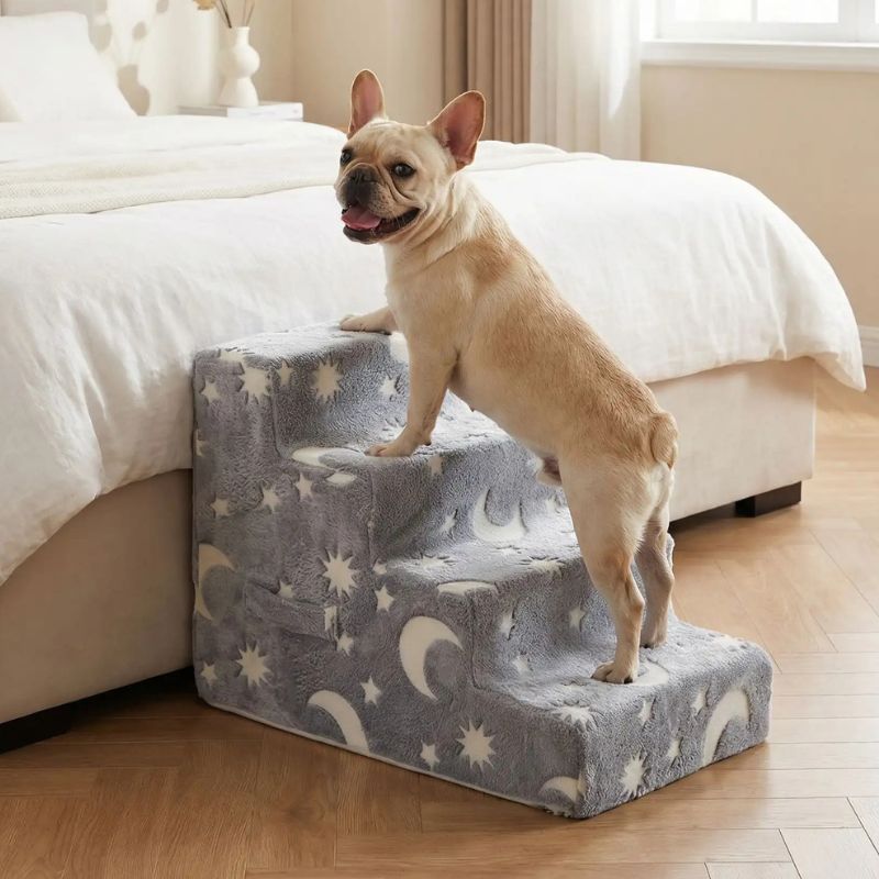 Escalier pour chien 4 marches lune