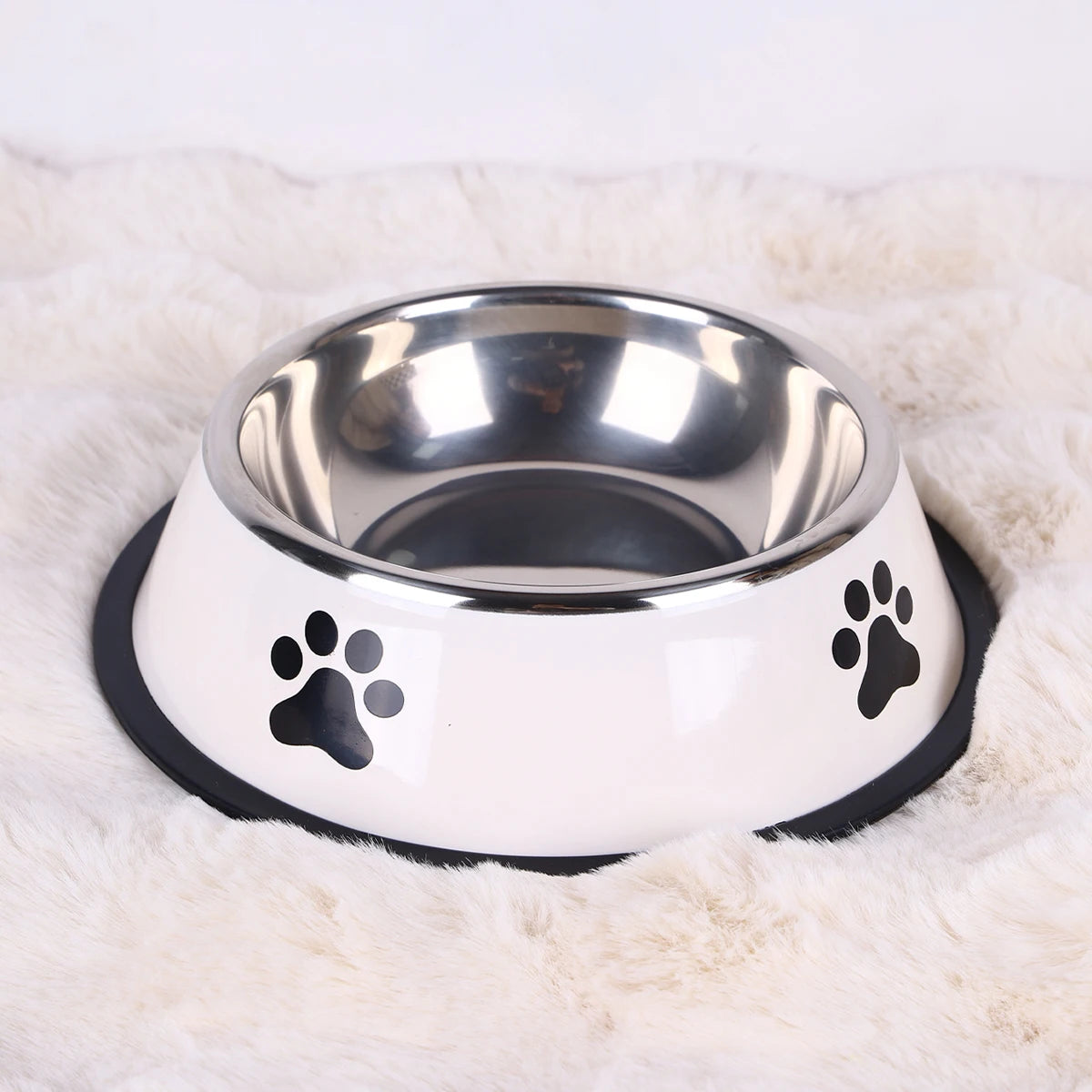 Gamelle chien blanc simple