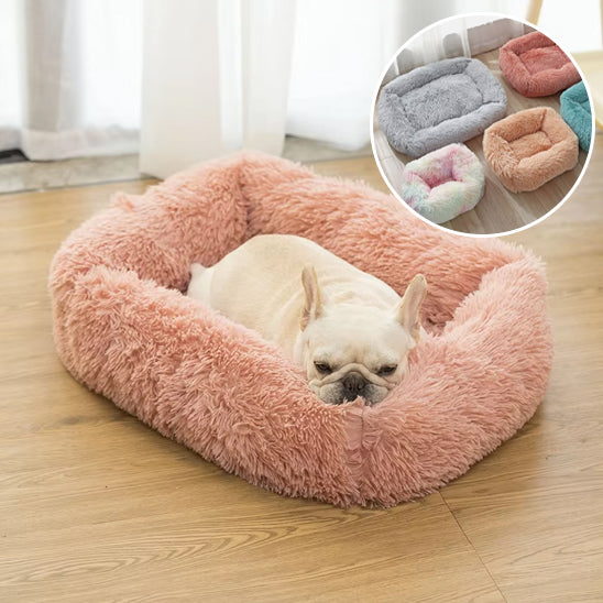 Panier pour chien rose confortable