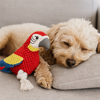 Peluche chien dormir