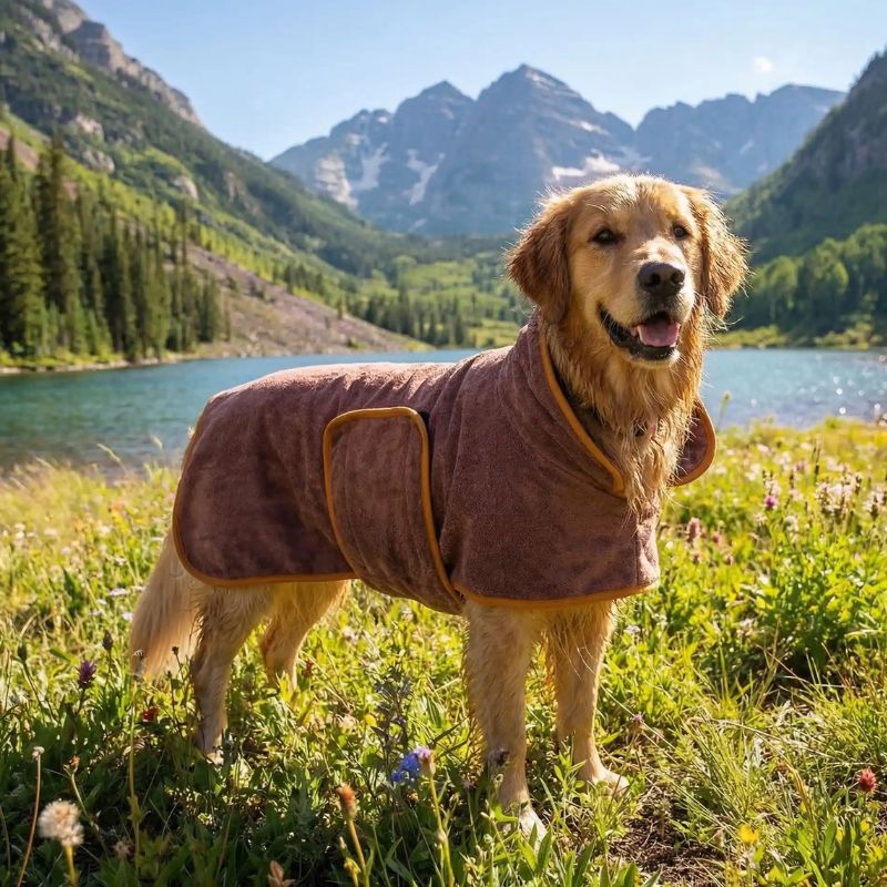 Peignoir pour Chien Ultra Absorbant | DogDrying™
