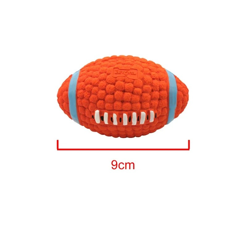 Balle pour chien rugby 9cm