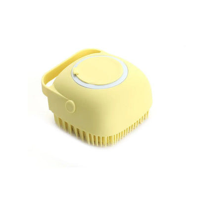 Brosse chien jaune