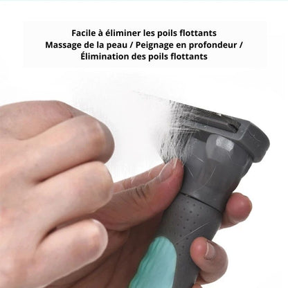 Brosse pour chien poil long nettoie