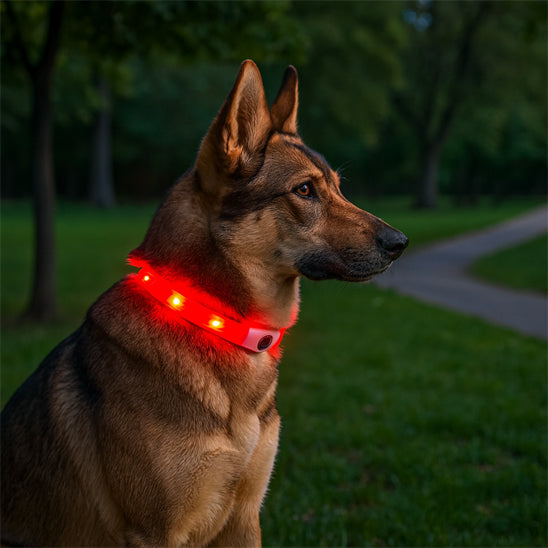 Collier lumineux chien | VisioNight