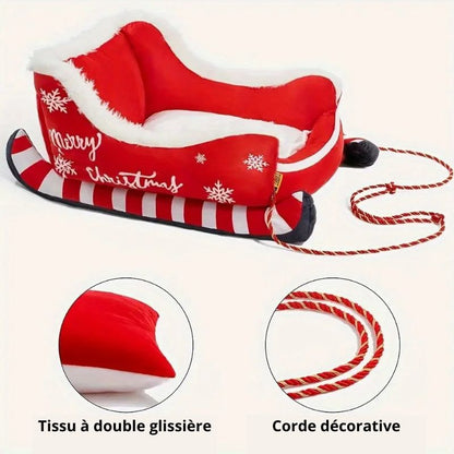 Lit de noël pour chien | Traîneau Cocooning