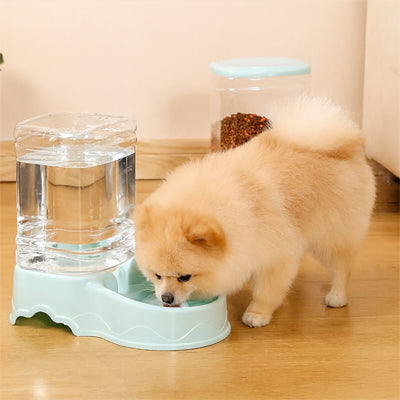 Distributeur croquette Chien bleu utilisation