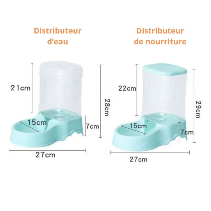 Distributeur croquette chien taille