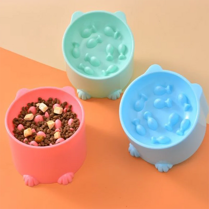 Gamelle anti glouton chien multicouleur