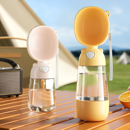 Gourde pour chien jaune nourriture