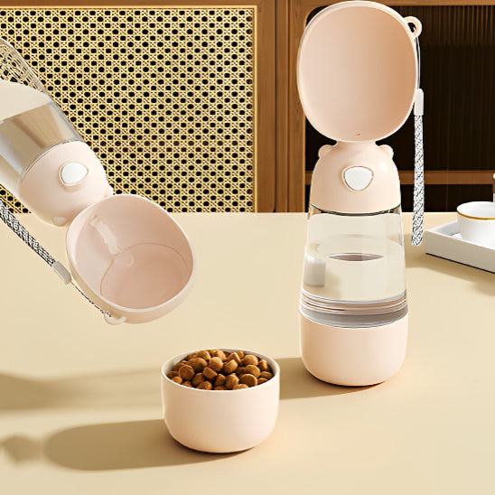 Gourde pour chien abricot boire