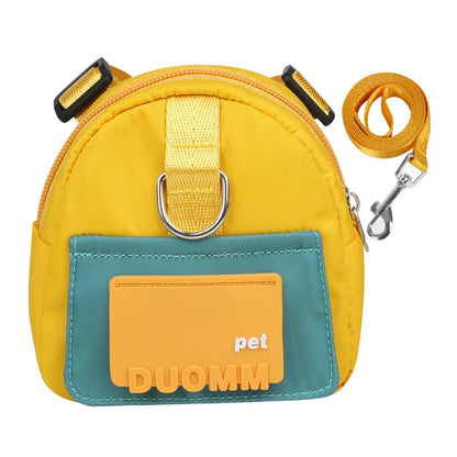 Harnais pour chien jaune