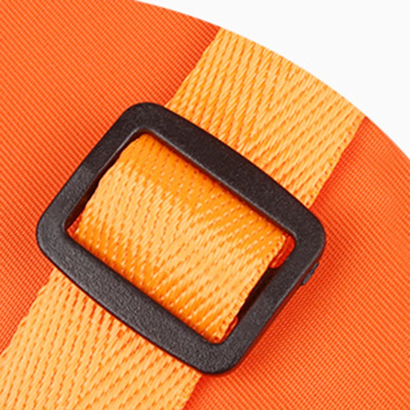 Harnais pour chien orange sangle