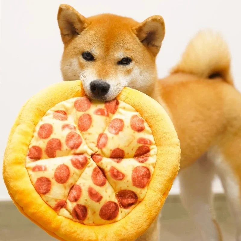 Jouet chien indestructible pizza