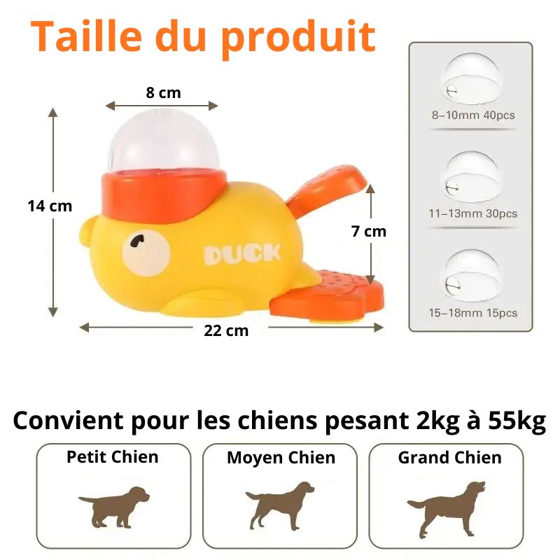 Jouet chien taille