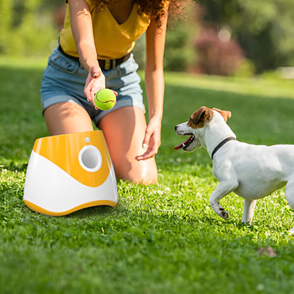 Lanceur de balle pour chien orange design