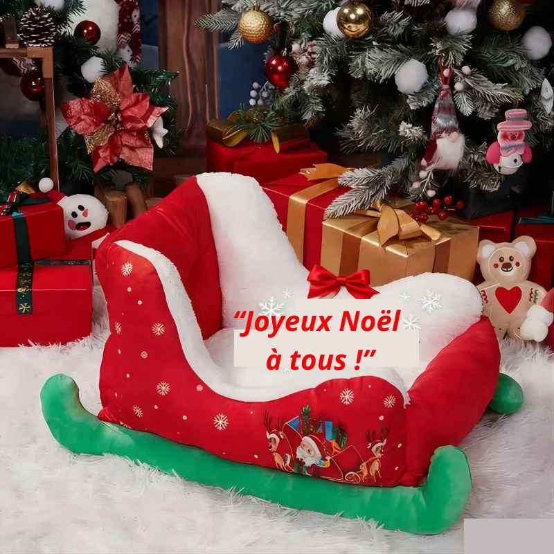 Lit pour chien bonnes fêtes