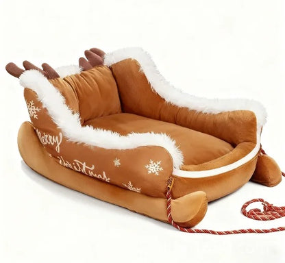 Lit de noël pour chien | Traîneau Cocooning