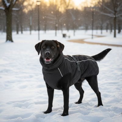 Manteau pour chien noir