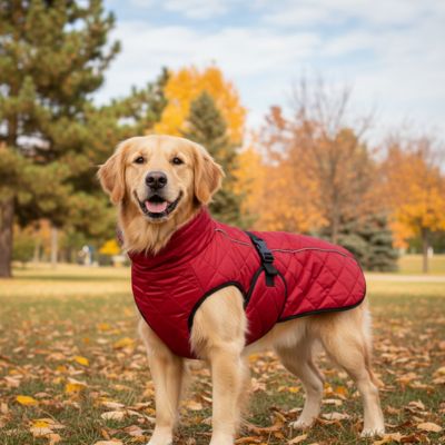 Manteau pour chien rouge