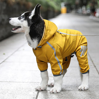 Manteau pour chien jaune chaud