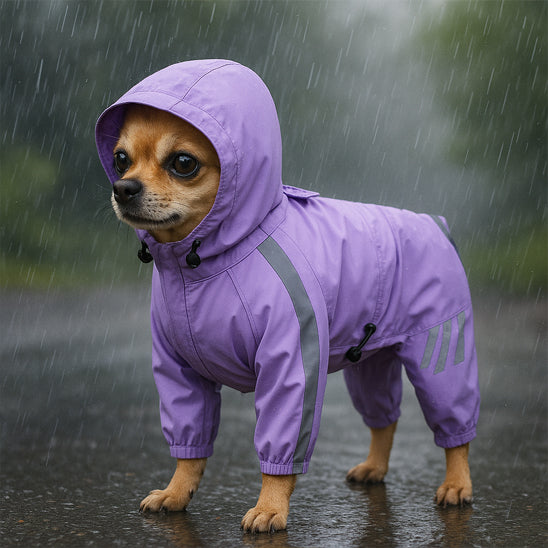 Manteau pour chien violet
