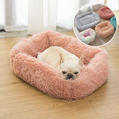 Panier pour chien rose confortable