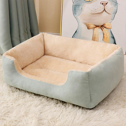 Panier pour chien vert