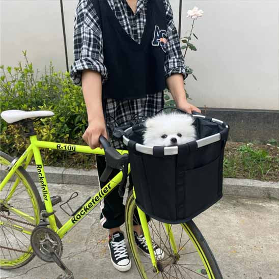 Panier velo chien solide léger