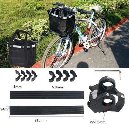 Panier velo chien système fixation