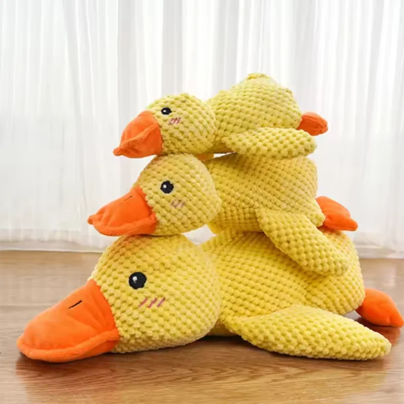 Peluche chien canard taille