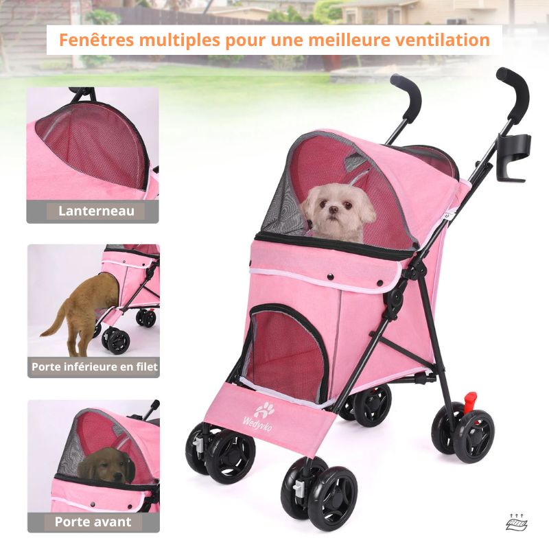 Poussette pour chien produit photo