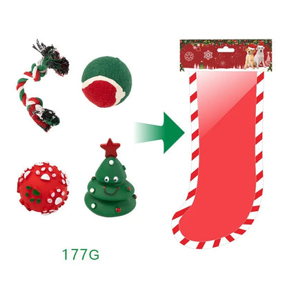 Jouet de Noël à Mâcher pour Chien | Robuste Festif