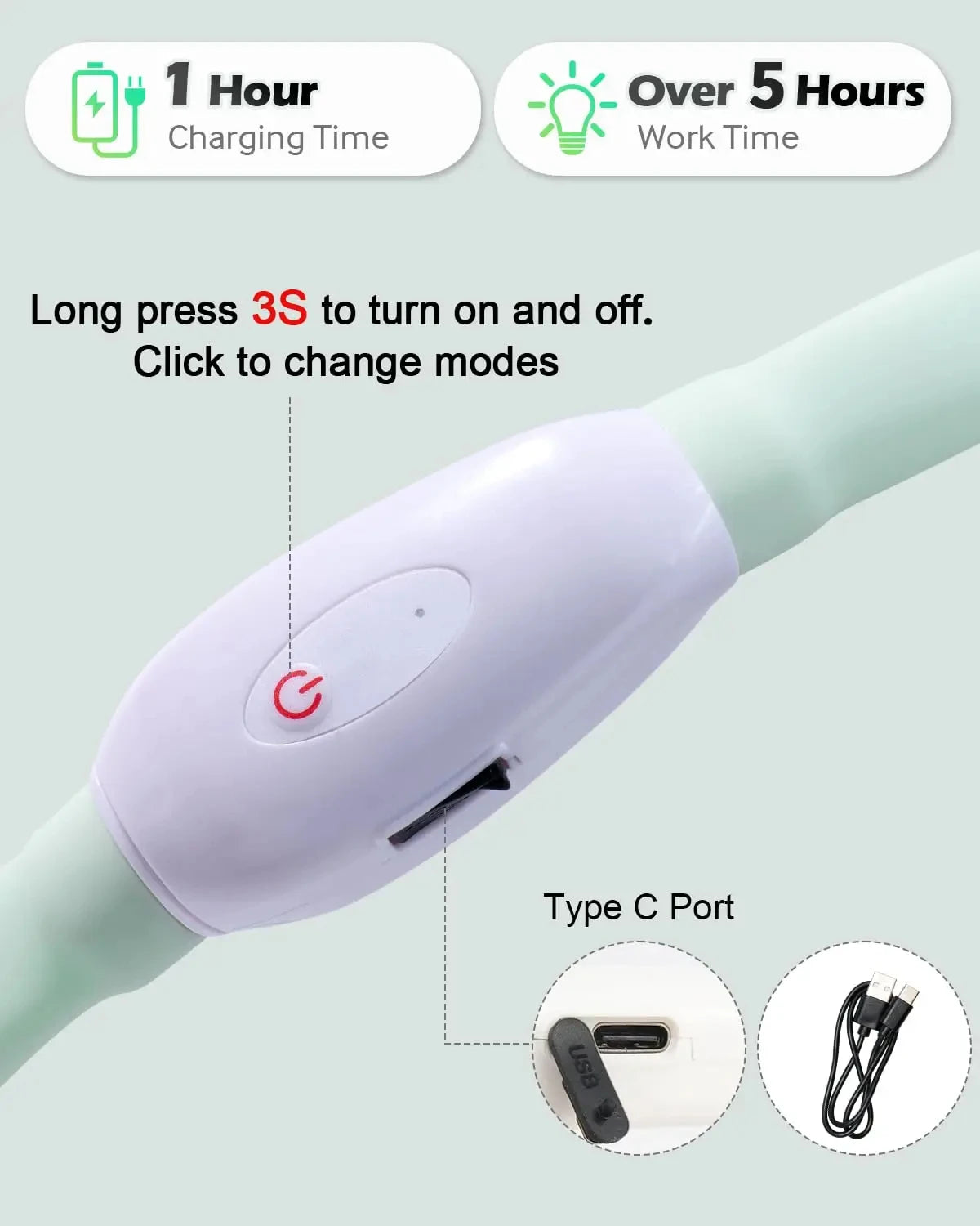 Collier lumineux chien | Visio+