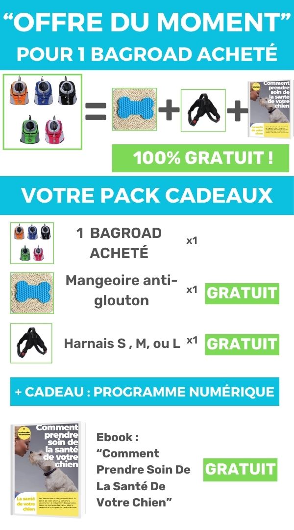 Sac à dos pour chien | BagRoad™