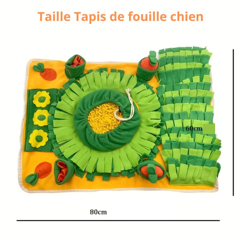 Tapis de fouille chien taille