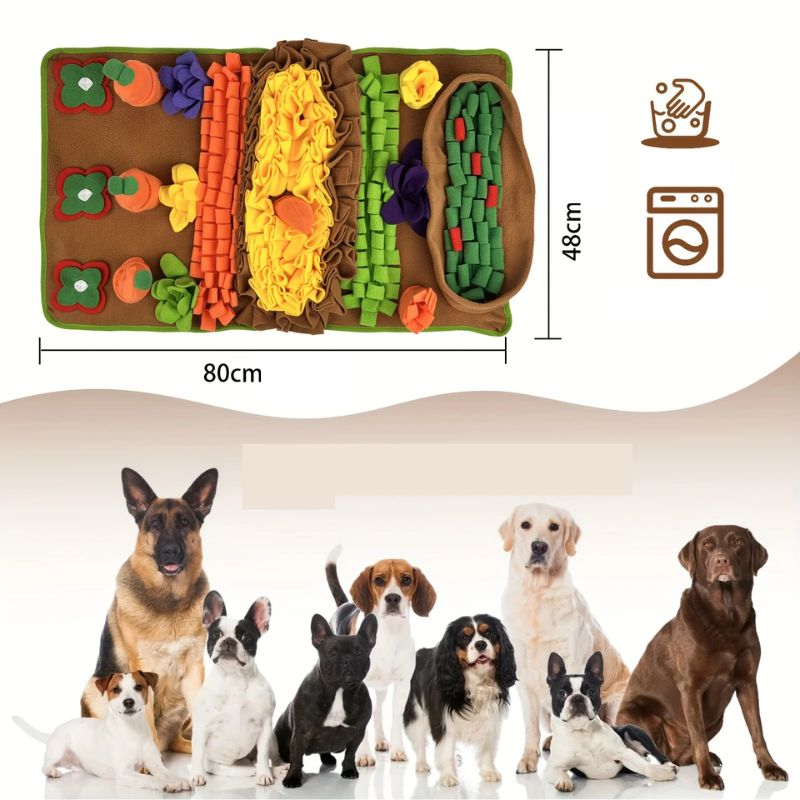 Tapisde fouille chien tailles