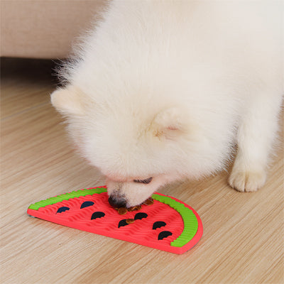 Tapis de lechage chien Pastèque