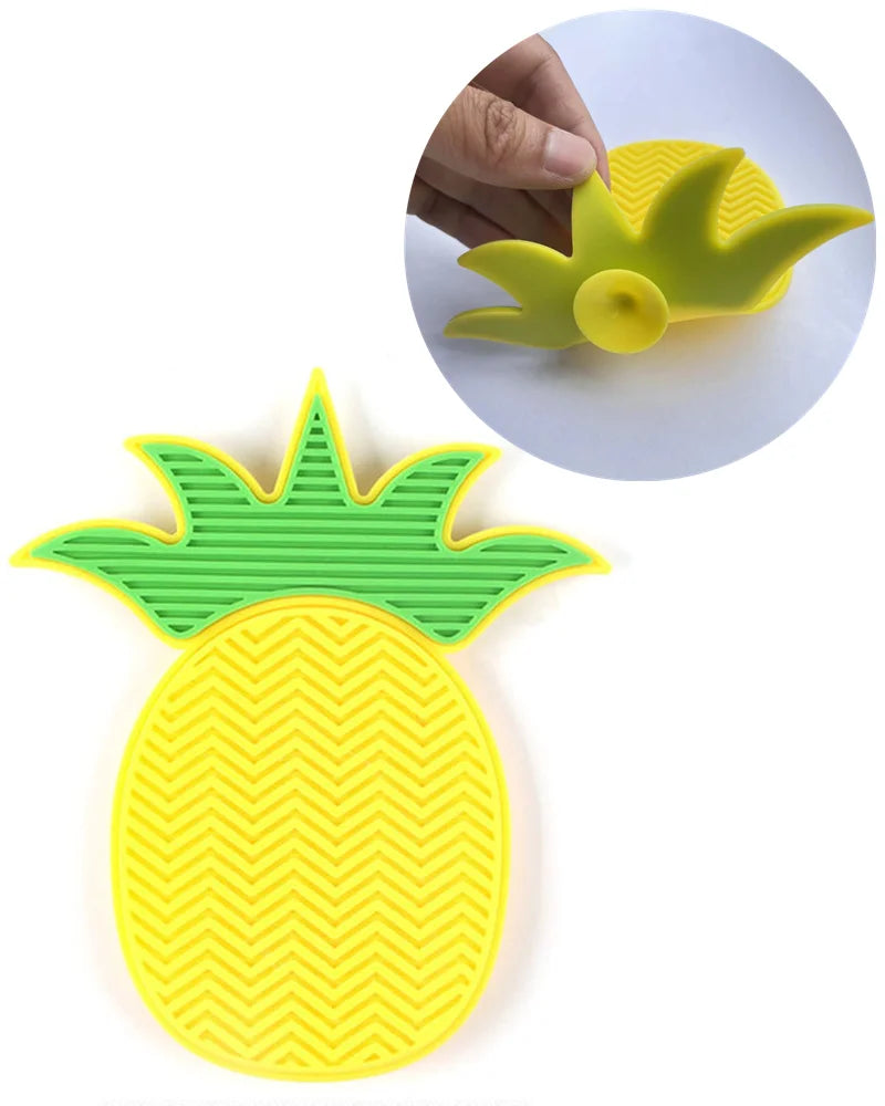 Tapis de lechage chien ananas ventouse