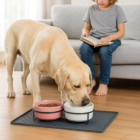 Tapis gamelle chien confortable doux