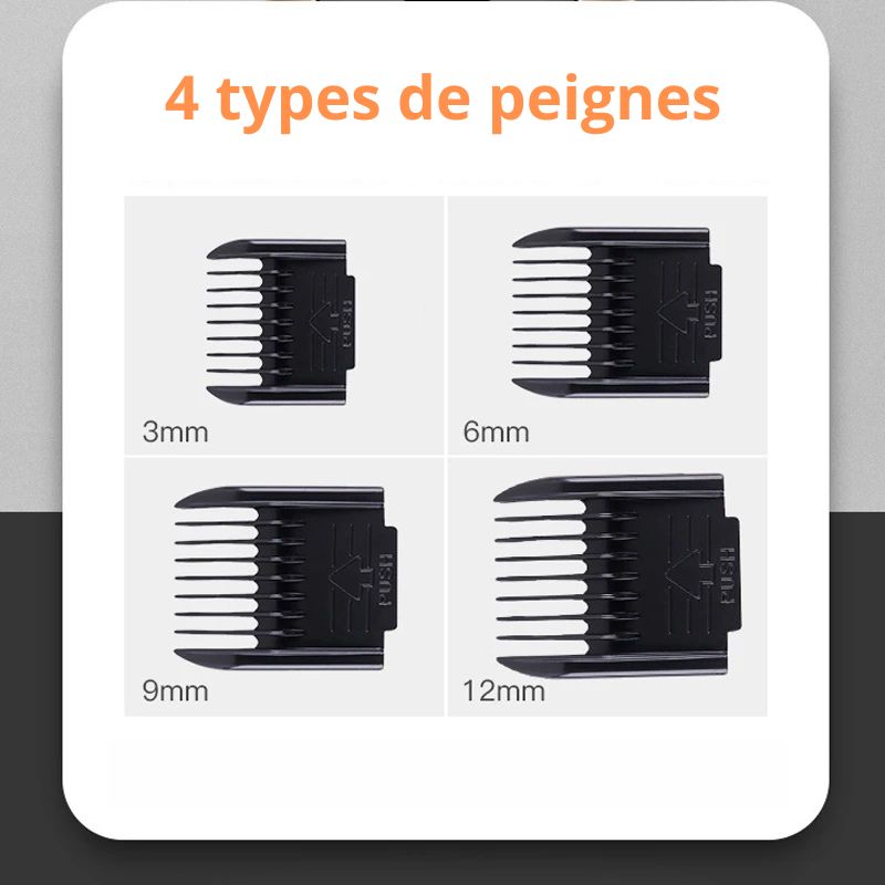 Tondeuse pour chien peigne