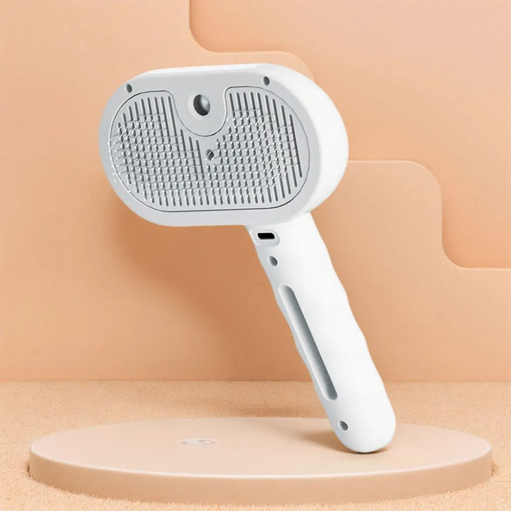 brosse chien blanc design