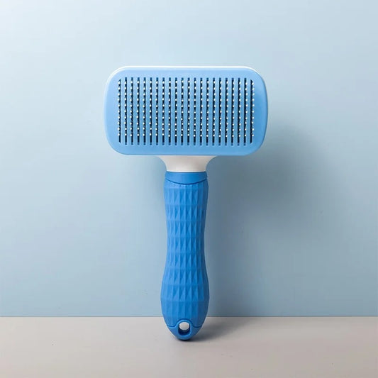 brosse pour chien bleu produit