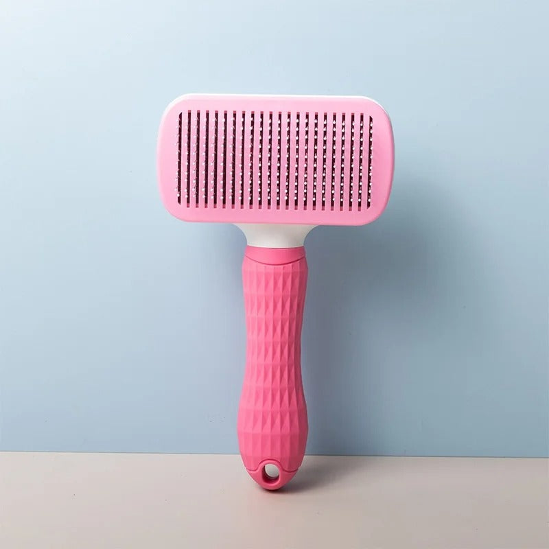 brosse pour chien rose produit