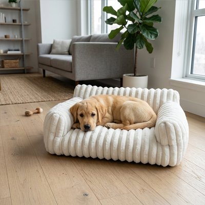 Canapé pour Chien blanc