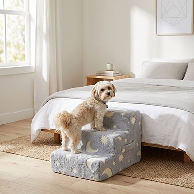Escalier pour chien lune solide
