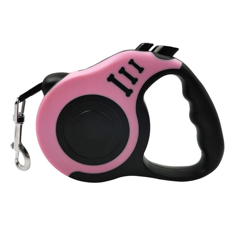 laisse pour chien rose noir