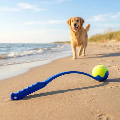 lanceur de balle pour chien bleu jeu-produit