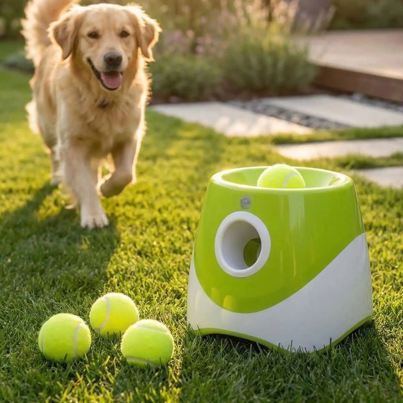 lanceur de balle pour chien vert clair jeu