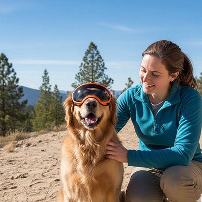 Lunette pour chien design